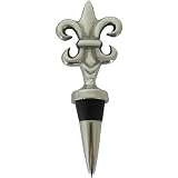 Fleur de Lis Aluminum Metal Wine Stopper