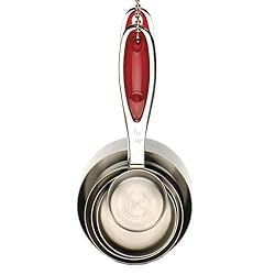 RSVP ACUPR Splash Measuring Cup Set Red