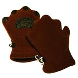 BearHands TF1000BRN Toddler Fleece Mittens - Brown