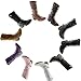 DailyShoes Women's Slouch Mid Calf Ankle Strap Buckle Western-01 Style Cowboy Boots