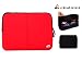 Red Laptop Notebook Sleeve Case for 10 inch Lenovo S100 106722U, K1 Ideapad 130422U, S10-3 0647-29U 