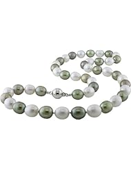 Sterling silver 8-9 MM Freshwater Cultured Pearl Strand, 18"