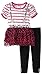 Young Hearts Little Girls' 2 Piece Striped Shirt and Pant