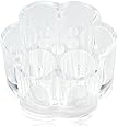 Ikee Design Acrylic Flower Cosmetic and Makeup Brush Holder with 12 Spaces