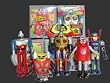 Chogokin Part 5 Gashapon figures- Set of 5