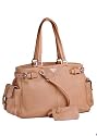 Prada Leather BR2703 Tote Handbag-Almond Leather