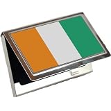 Cote D'Ivorie Flag Business Card Holder