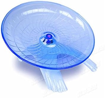 GUOGUOGO Blue Ultra-Quiet Non Slip Stable Circular Edge Pet Exercise Wheel Running Wheel Ball(18cm )