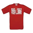 Fun T-Shirt - BSE H5N1 H1N1 I WILL SURVIVE - S M L XL XXL XXXL