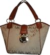 Women's Michael Kors Purse Handbag Medium Tote RTW JQD Charlton Beige/Camel/Luggage