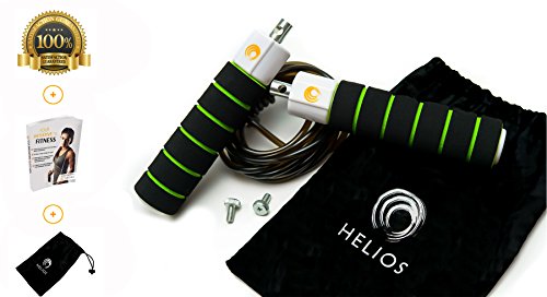 Premium Quality Jump Rope - Weighted & Adjustable - Best for Crossfit//MMA//BOXING//Workout//Excercise//Cardio- Non-Slip Handles and a Carrying Pouch