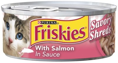 NESTLE PURINA PET CARE CANNED - FRISKIES SHREDDED SALMON (24/5.5 OZ) "PURINA - NP NON PET SPECIALTY CAT CAN"