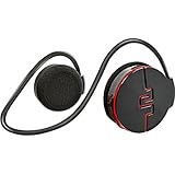 PLAY X STORE 2015 Newest Pedometer + Wireless Bluetooth + TF Card +Caller ID Vocal Broadcast Jogger Sports Headphones With Microphone For Android Smartphone Tablet and More (Black and Red)