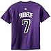 NBA Sacramento Kings Jimmer Fredette Youth 8-20 Short Sleeve T-Shirt Game Time Flat