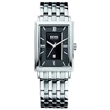 Image of Hugo Boss Men's Watch 1512171 Analogue Quartz Black Dial Steel Strap