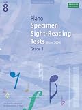 Piano Specimen Sight-reading Tests: Grade 8