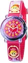 Baby Watch - Montre enfant - Fille - Zip Danse classique - La montre p&eacute;dagogique - Plastique gomme fushia avec dessins 3D - Avec m&eacute;thode d'apprentissage