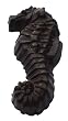 J. Michelle Chocolatier Signature Valrhona Solid White Chocolate Seahorse