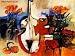 Cecilia Garcia Amaro, Sonata Para Violin y Mandarinas - Giclee on Deluxe Paper - 30.00x22.25