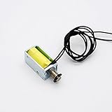 Dowonsol 1.5W 12V DC 120mA 貫け式、プッシュプル式 小型直流電磁石、マイクロ電磁石 行程4 mm