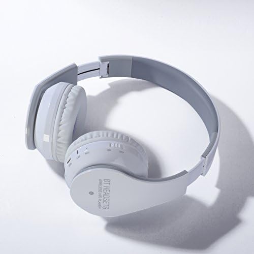 Flylion® Portable Adjustable Over Ear 3D Stereo Sports Earphone Noise Cancelling Surround Sound Enhanced Bass Vibration (B Style-White)