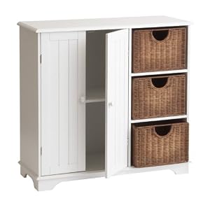 SEI Sideboard with Wicker Drawers