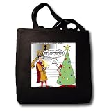 Rich Diesslins Funny Christmas Cartoons - Supermans Christmas - Tote Bags