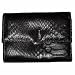 Liz Claiborne Wallet Black Grainy Smith Flat
