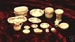 Miniature 14 pc Porcelaine Bathroom Accessory Set
