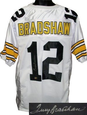 Terry Bradshaw Signed Pittsburgh Steelers Jersey