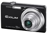 Casio Exilim EX-ZS10 Black 14 MP Stylish and Slim Digital Camera with 5x Wide-Angle Zoom and 720p HD Video Capture