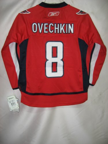 Alexander Ovechkin Washington Capitals Premier Red NHL Youth Jersey