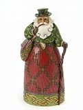 Jim Shore Christmas  Heartwood Creek from Enesco Irish Santa Figurine 7 IN