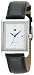 Tommy Hilfiger Men's Silver Dial Black Leather Strap Watch #1710091