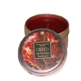 Root Travel Candle, Victorian Fantasy Fragrance, 4-Ounce Tin (Pack of 6)