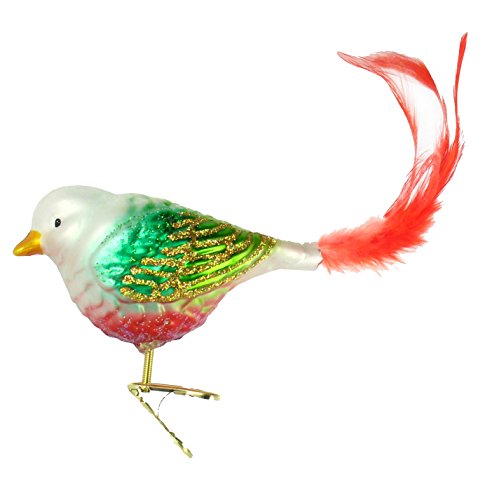 Old World Christmas Noel Songbird, 3″ Glass Ornament Old World Christmas Noel Songbird, 3″ Glass Ornament