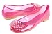 KATE SPADE Women's Poe Vinyl Jelly Ballet Flats Shoes Purple, Size 6.5