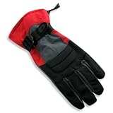 Winter Warm-Up - Girls Ski Gloves, Red, Black
