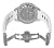 Christian Dior Women's CD113111R001 Christal White Sapphire Dial Watch by Christian Dior