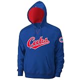 Chicago Cubs Conquest Men's Pullover Hooded Sweatshirt, X-Large