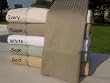 1000 Thread Count Sateen Stripe Egyptian Cotton Pillow Case Standard Size Ecru