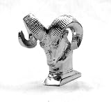 Chrome Hood Ornament-Great LOOKING Ram's HEAD!!