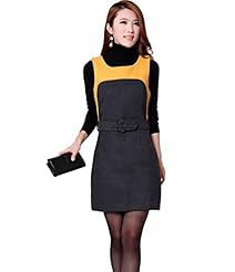 Girls Short Belted Wool General Print Tunic 