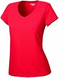 Champion Women's Favorite V-neck Tee, Crimson, X-Large
