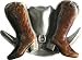 Mens COWBOY BOOTS Alternative Retro Metal Belt Buckle