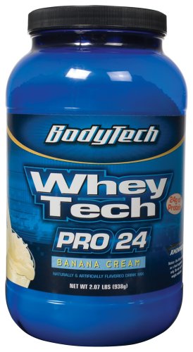 HealthPersonalCare: BodyTech   Whey Tech Pro 24 Banana, 2.07 powder