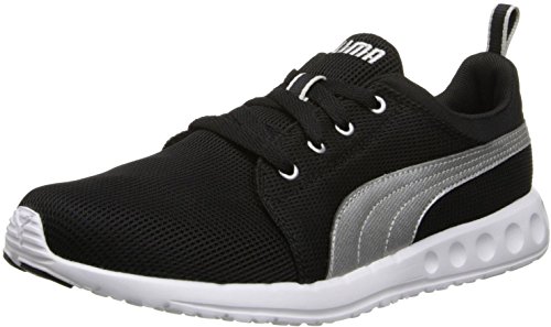 PUMA Mens's Carson Runner,Black/Puma Silver,11 M US