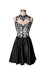 Sexy Knee Length Short Beaded Lace Prom Dress/Party Dress 