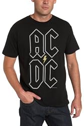 Impact Men's AC/DC Stacked Logo Short-Sleeve Jersey T-Shirt