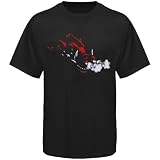Arkansas Razorbacks Youth Black Logo Blackout T-shirt